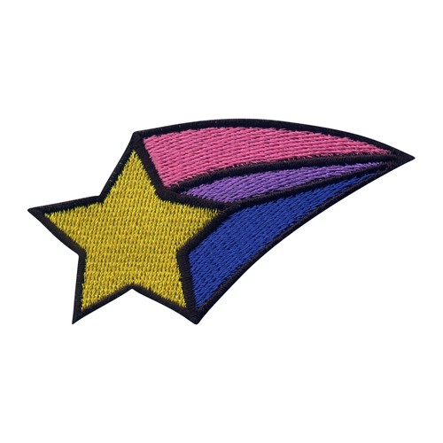 Aufnäher sternschnuppe - aufnäher, „sternschnuppe“