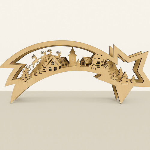 Sternschnuppe weihnachtsstern - sternschnuppe,