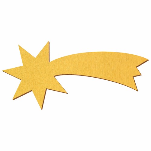 Goldene holz sternschnuppe - holz,